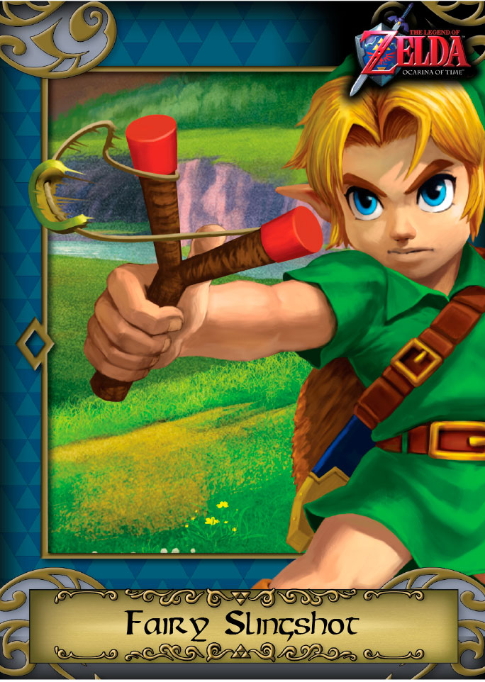 Tarjeta de Zelda - Jóven Link con Fairy Slingshot