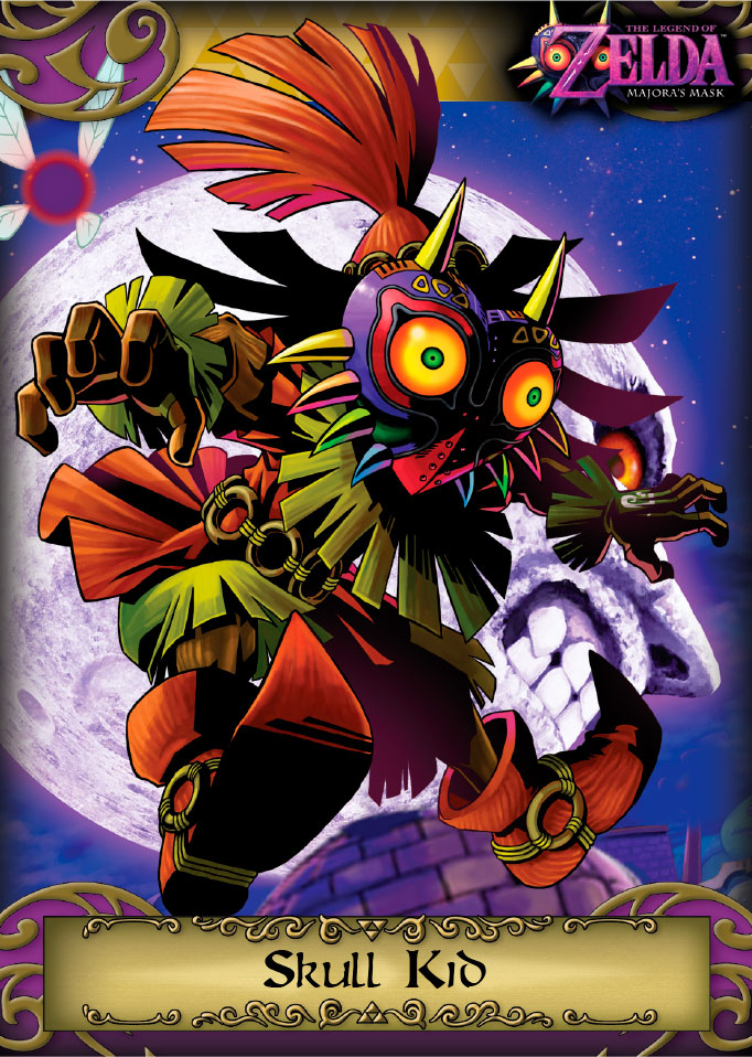 Tarjeta de Zelda - Skull Kid Majora's Mask