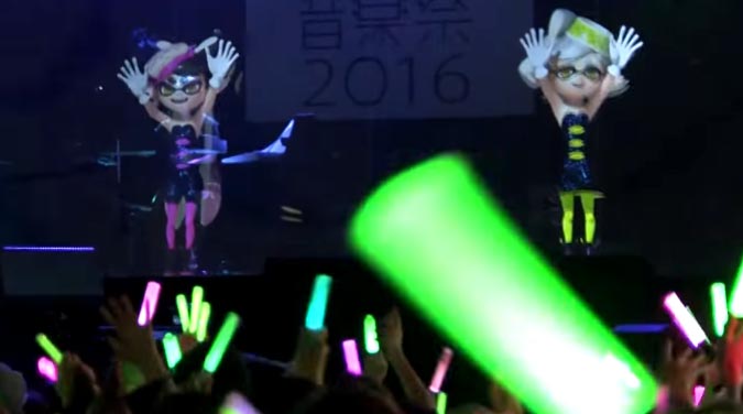 Callie Marie Squid Sisters Calamarciñas concierto en vivo Japón