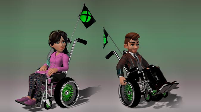 Silla de ruedas Avatars Xbox