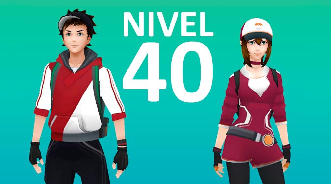 Pokémon GO nivel máximo, nivel 40
