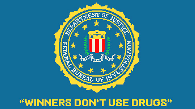 Winners don't use drugs FBI