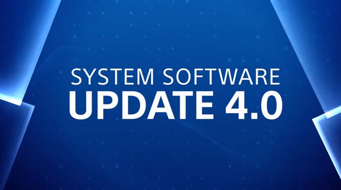 PS4 System Update 4.0