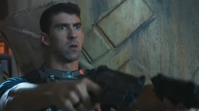 Michael Phelps protagoniza trailer de COD: Infinite Warfare