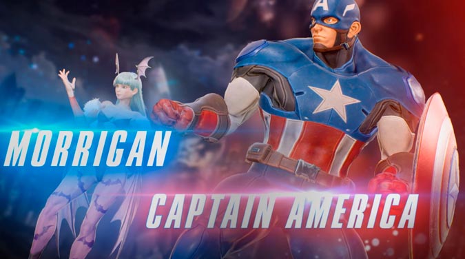 Morrigan y Captain America