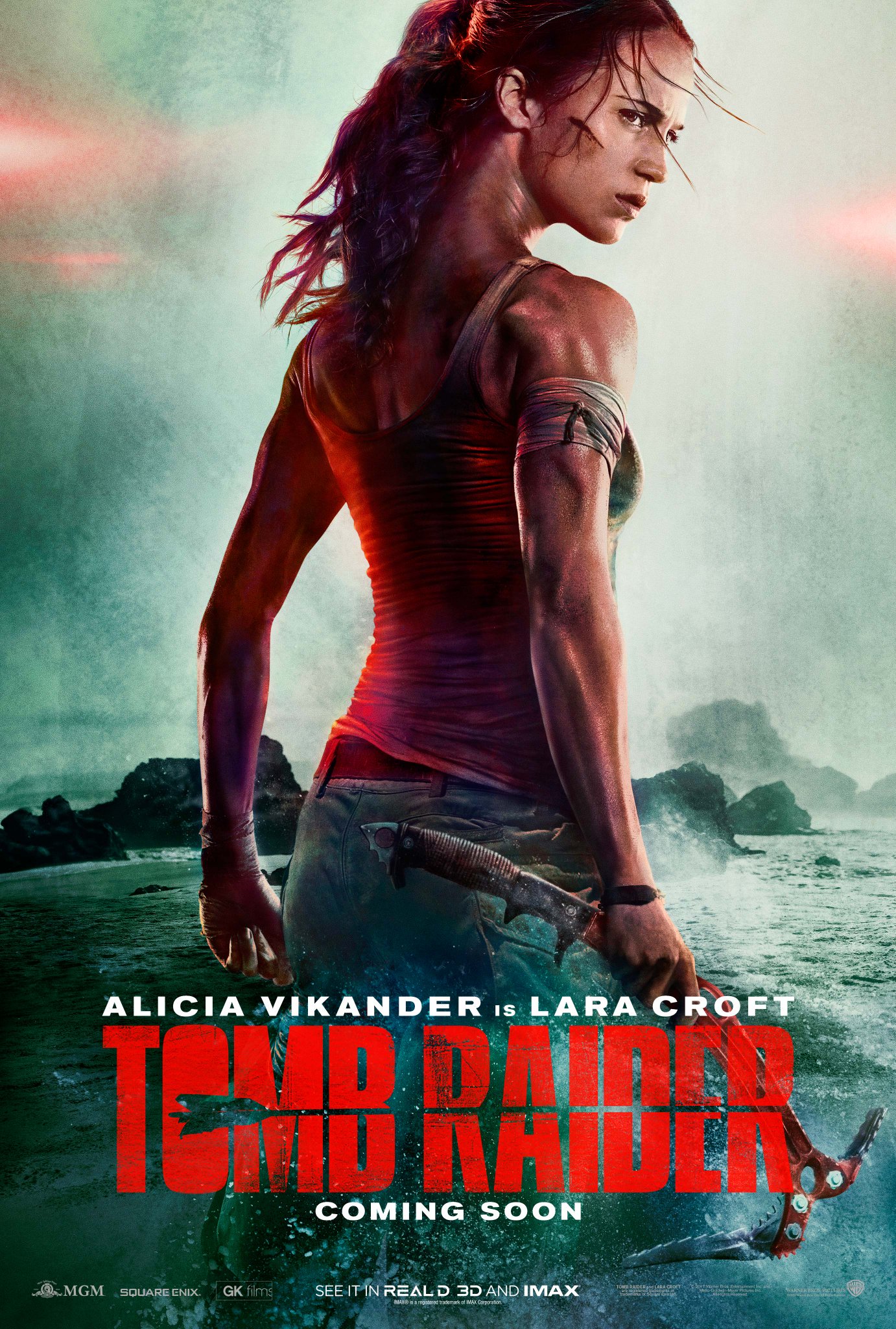 Póster de la película Tomb Raider con Alicia Vikander