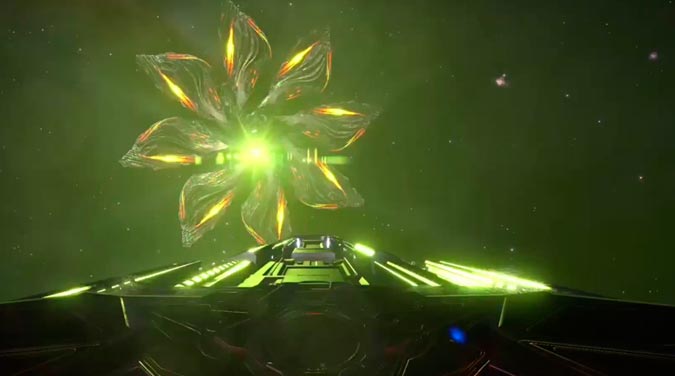 Nave Thargoid en Elite Dangerous