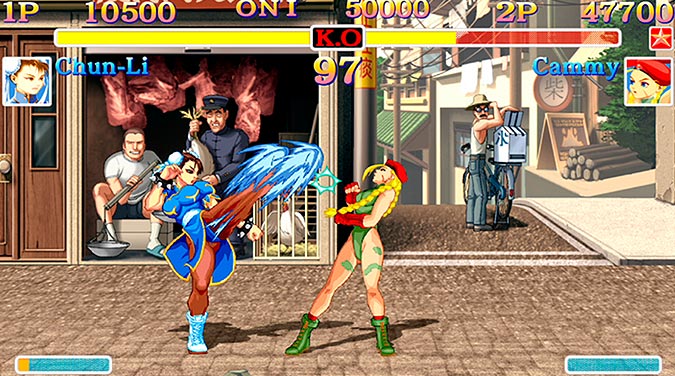 Chun-Li vs Cammy Ultra Street Fighter II