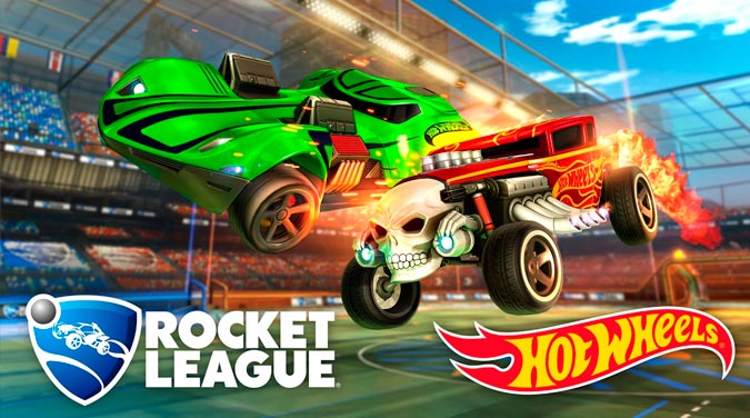 Hot Wheels llega corriendo a Rocket League