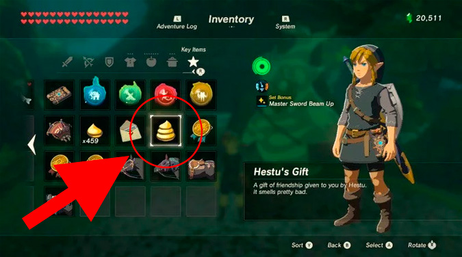 Hetsu's Gift Korok Seeds