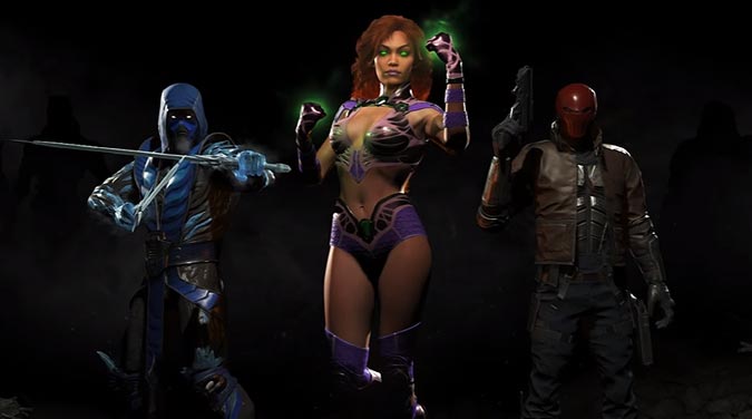 Starfire, Red Hood, y Sub-Zero revelados como DLC para Injustice 2