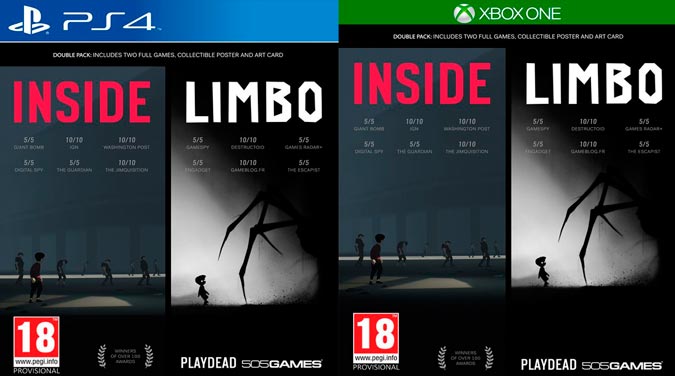 Paquete Inside Limbo para Xbox One, PS4