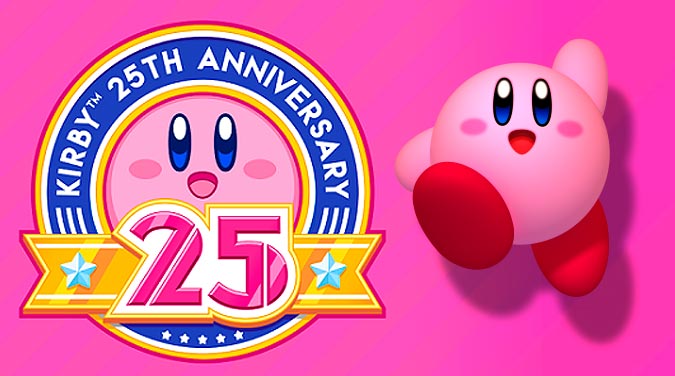 Kirby feliz 25 años