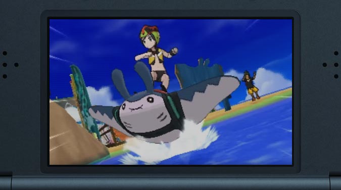 Mantine Surfing en Pokémon Ultra Sun y Moon