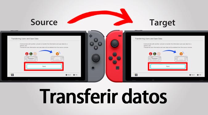 Transferir cuentas, archivos y saves de un Nintendo Switch a otro