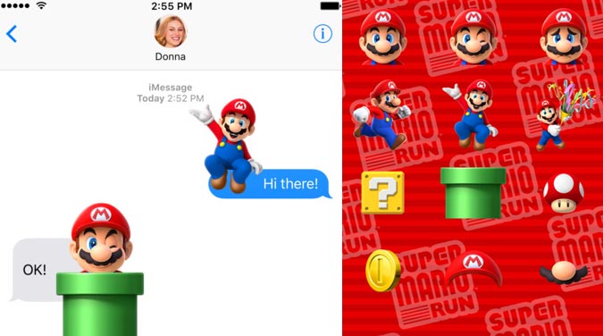 Descargar Super Mario Run STICKERS para iOS