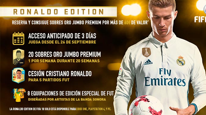 Descargar FIFA 18 /  ICONO / RONALDO