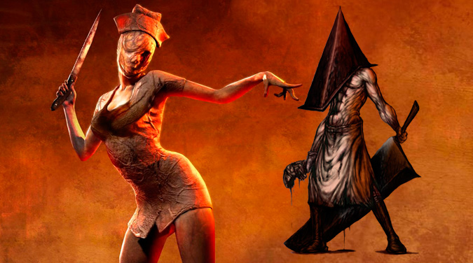 Silent Hill Nurse y Pyramid Head