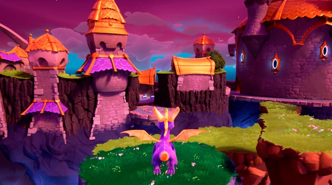 Spyro Reignited Trilogy volando